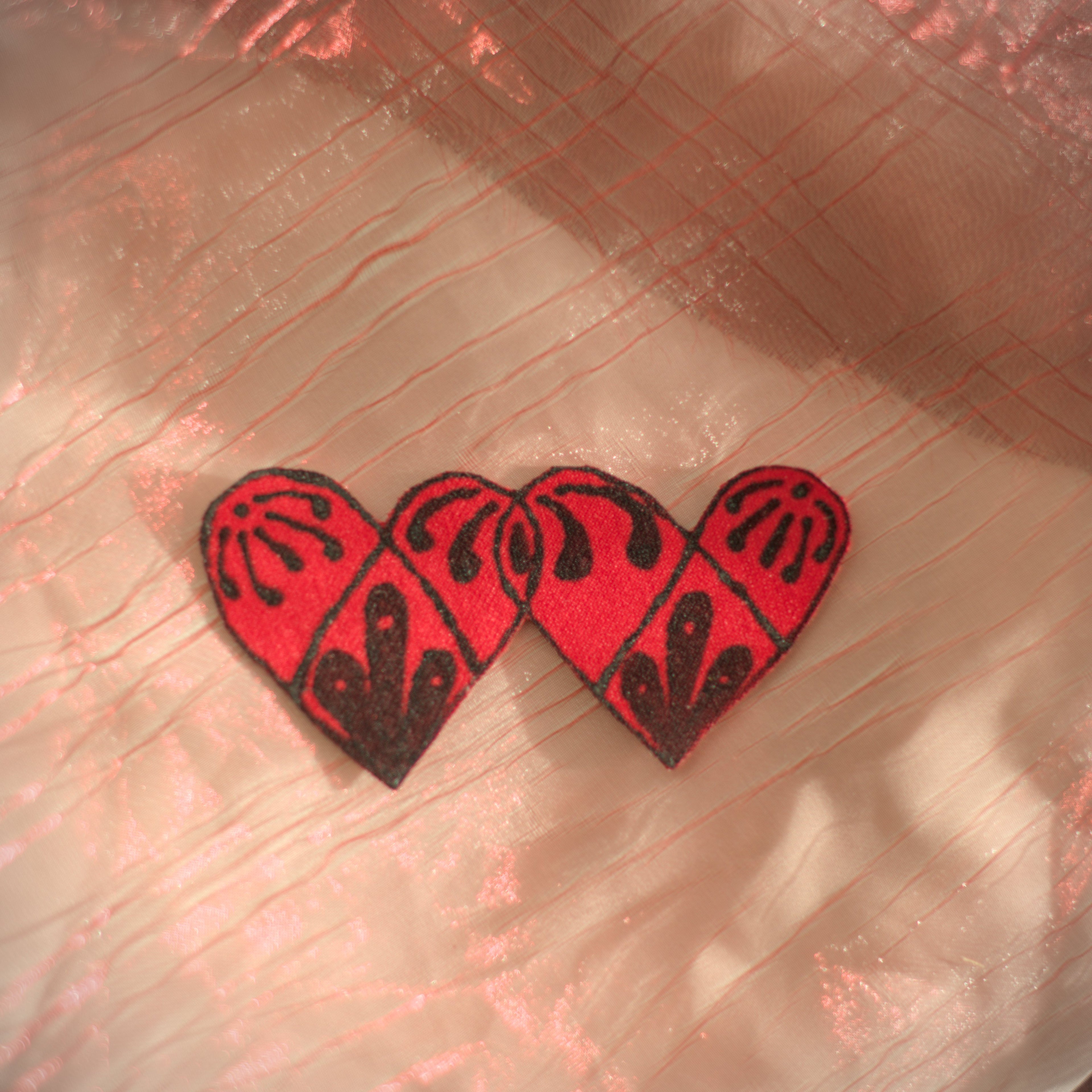 DIY clothing iron on appliqué