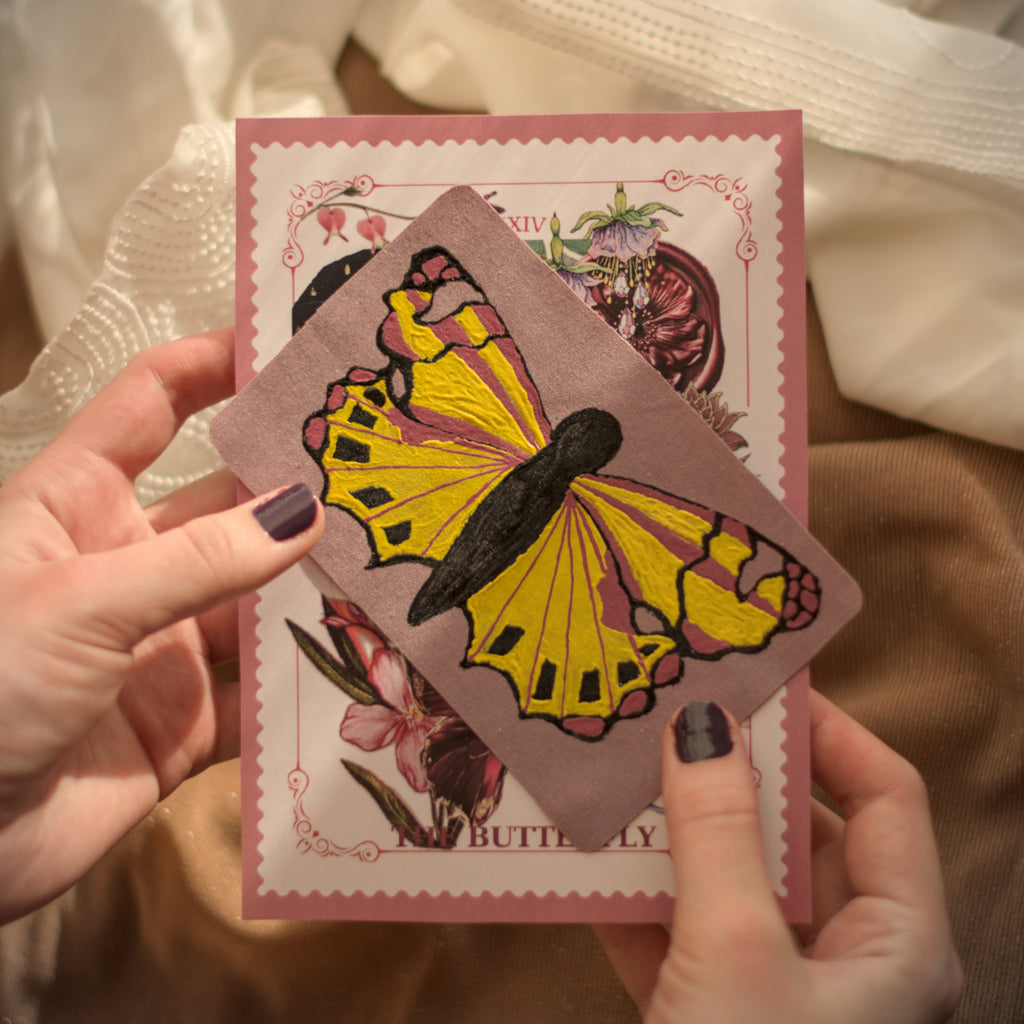 handmade butterfly patch gift idea for her