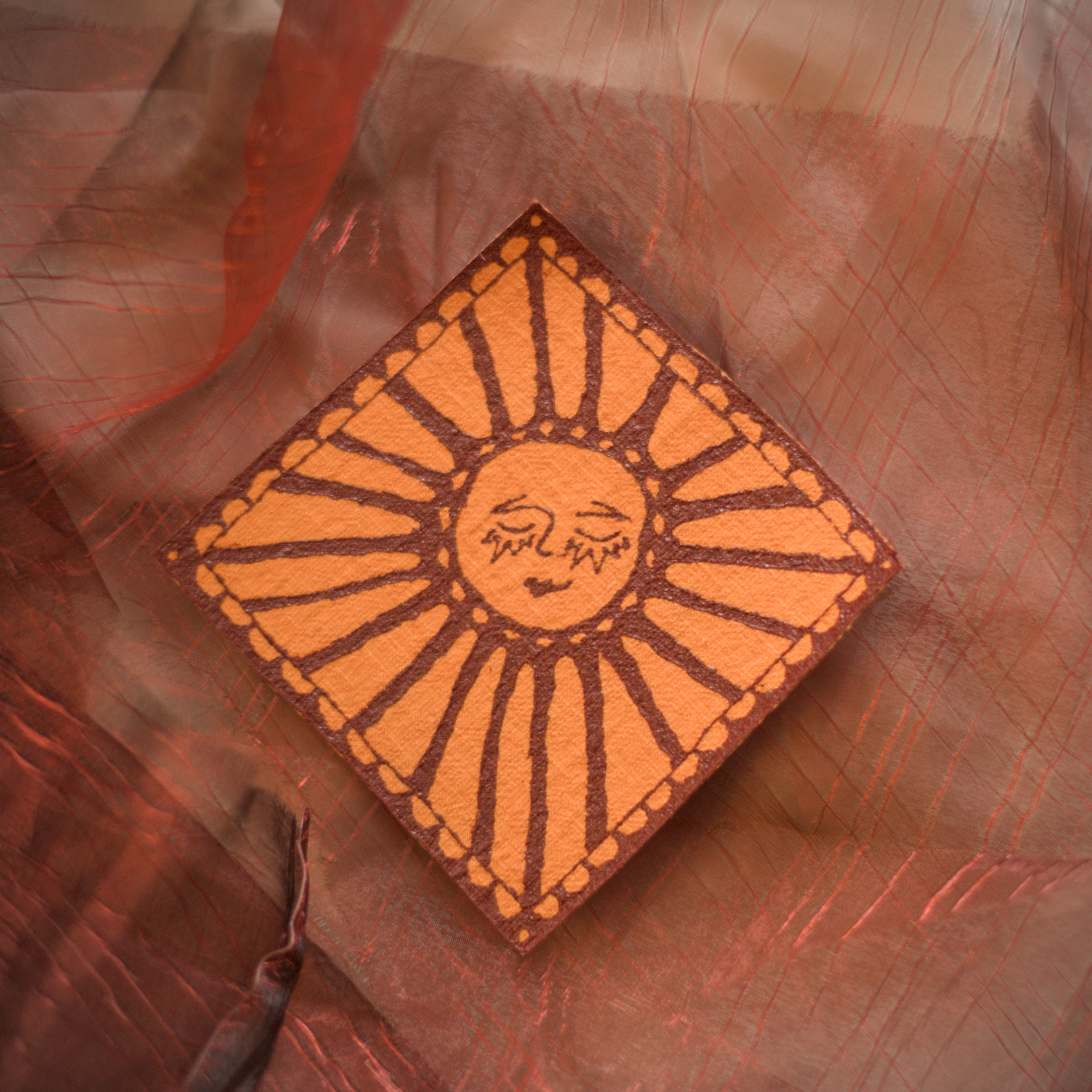 boho sun embroidered patch clothing accessory